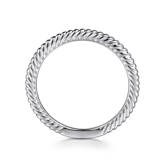 14K White Gold Diamond Matching Wedding Band angle 2