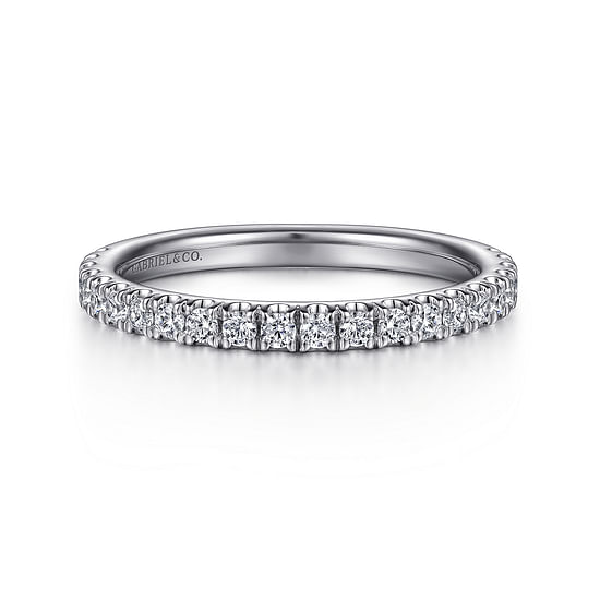 Gabriel - 14K White Gold Diamond Matching Wedding Band