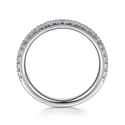 14K White Gold Diamond Matching Wedding Band