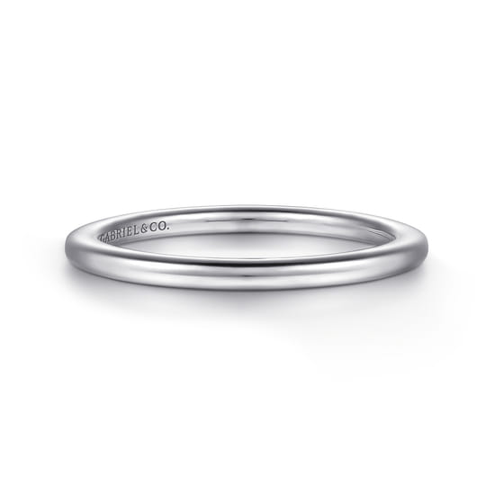 Gabriel - 14K White Gold Diamond Matching Wedding Band