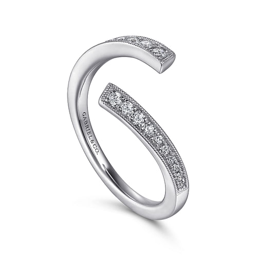 14K White Gold Diamond Matching Wedding Band