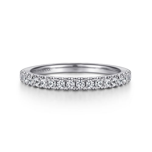 14K White Gold Diamond Matching Wedding Band