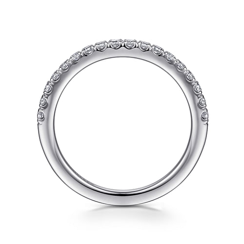 14K White Gold Diamond Matching Wedding Band