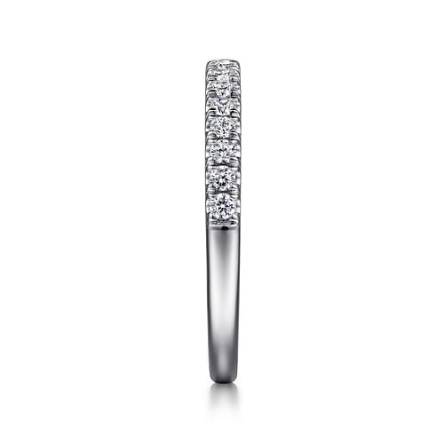 14K White Gold Diamond Matching Wedding Band