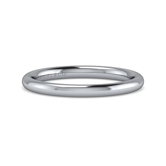 Gabriel - 14K White Gold Diamond Matching Wedding Band