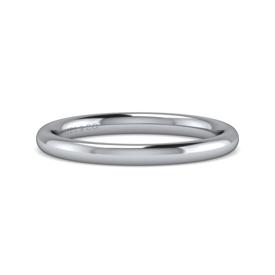 Gabriel - 14K White Gold Diamond Matching Wedding Band