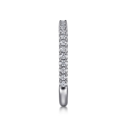 14K White Gold Diamond Matching Wedding Band