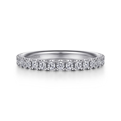 14K White Gold Diamond Matching Wedding Band