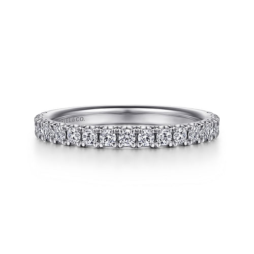 14K White Gold Diamond Matching Wedding Band