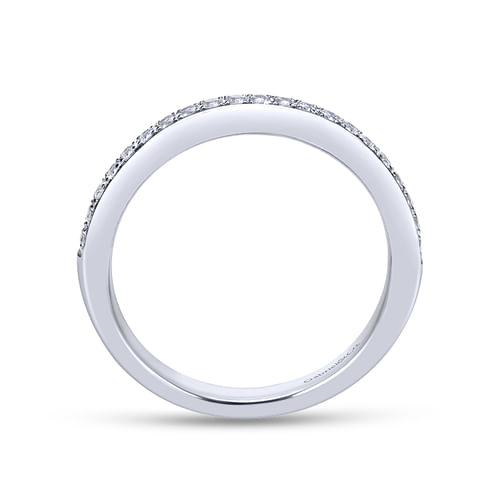14K White Gold Diamond Matching Wedding Band