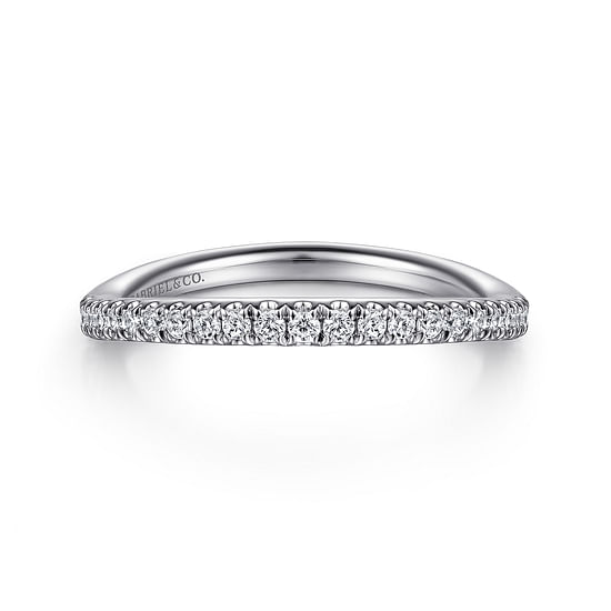 Gabriel - 14K White Gold Diamond Matching Wedding Band