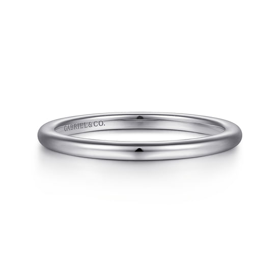 Gabriel - 14K White Gold Diamond Matching Wedding Band