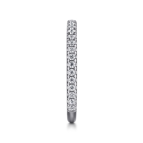 14K White Gold Diamond Matching Wedding Band