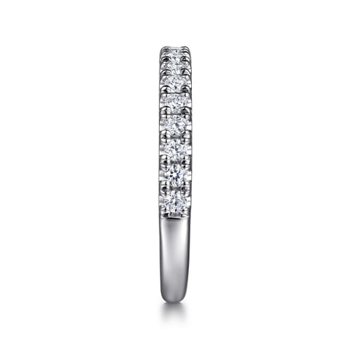 14K White Gold Diamond Matching Wedding Band