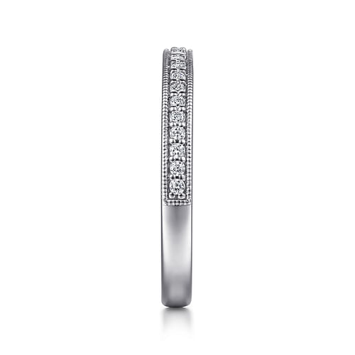 14K White Gold Diamond Matching Wedding Band