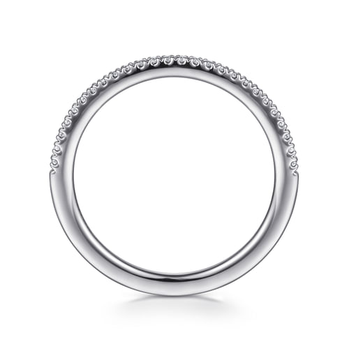 14K White Gold Diamond Matching Wedding Band
