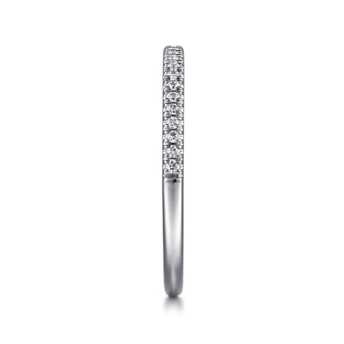 14K White Gold Diamond Matching Wedding Band