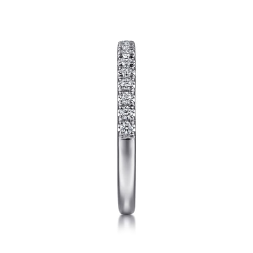 14K White Gold Diamond Matching Wedding Band