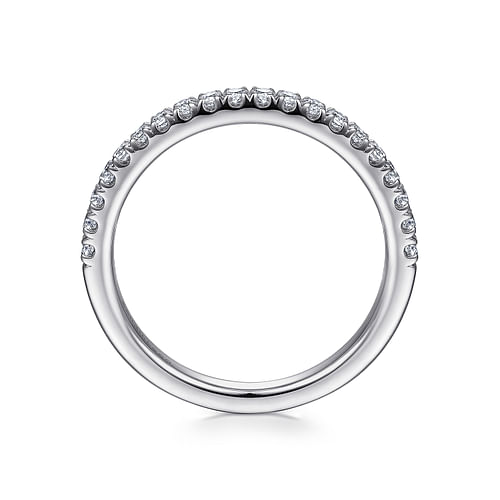 14K White Gold Diamond Matching Wedding Band