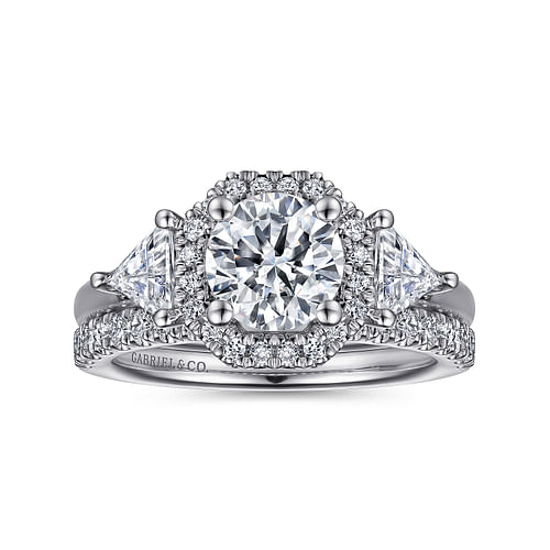 14K White Gold Diamond Matching Wedding Band