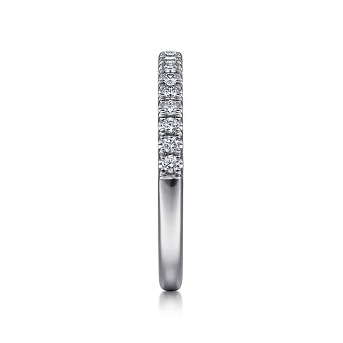 14K White Gold Diamond Matching Wedding Band