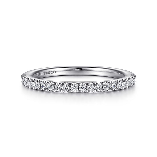 Gabriel - 14K White Gold Diamond Matching Wedding Band