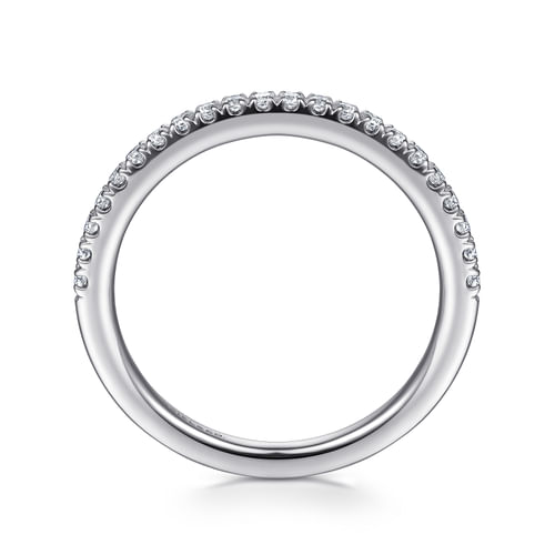 14K White Gold Diamond Matching Wedding Band