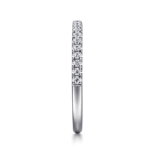 14K White Gold Diamond Matching Wedding Band
