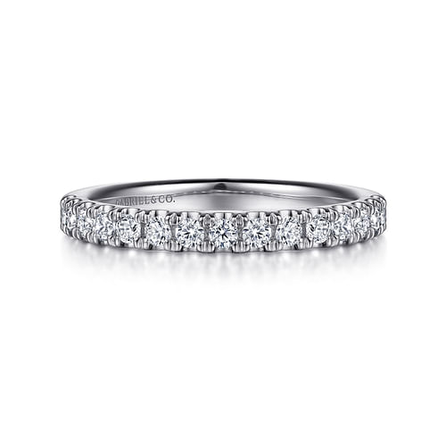 14K White Gold Diamond Matching Wedding Band