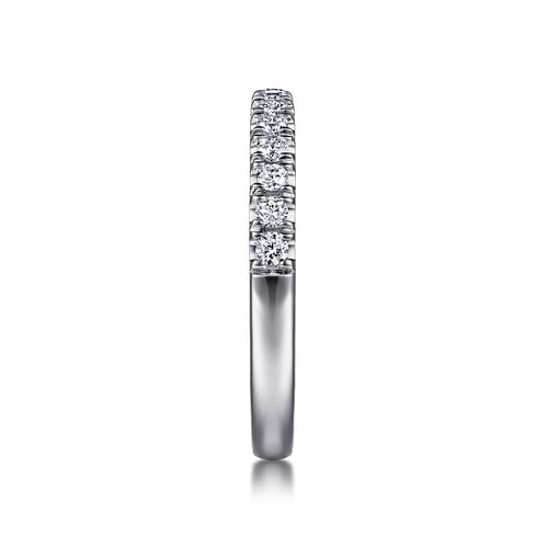 14K White Gold Diamond Matching Wedding Band