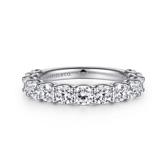 Gabriel - 14K White Gold Diamond Matching Wedding Band