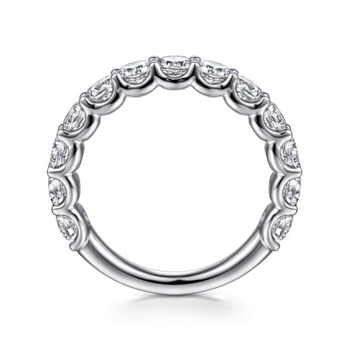 14K White Gold Diamond Matching Wedding Band