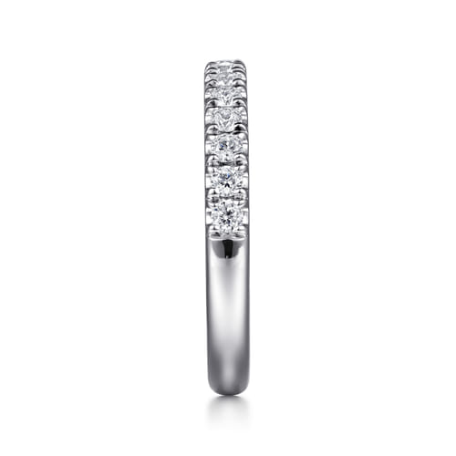 14K White Gold Diamond Matching Wedding Band
