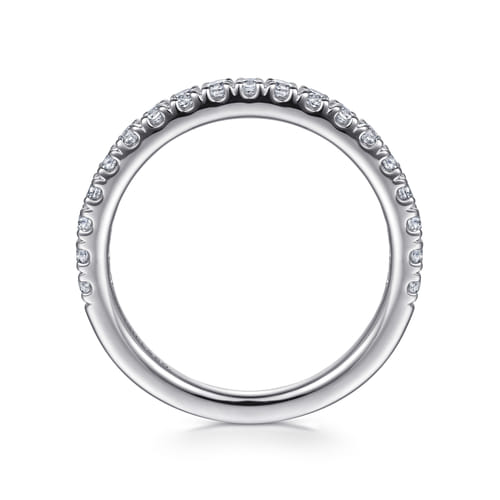 14K White Gold Diamond Matching Wedding Band