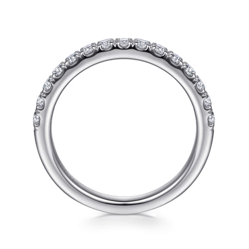 14K White Gold Diamond Matching Wedding Band