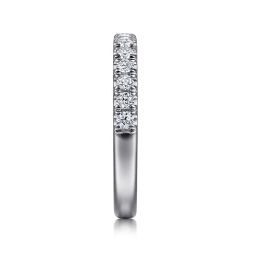 14K White Gold Diamond Matching Wedding Band