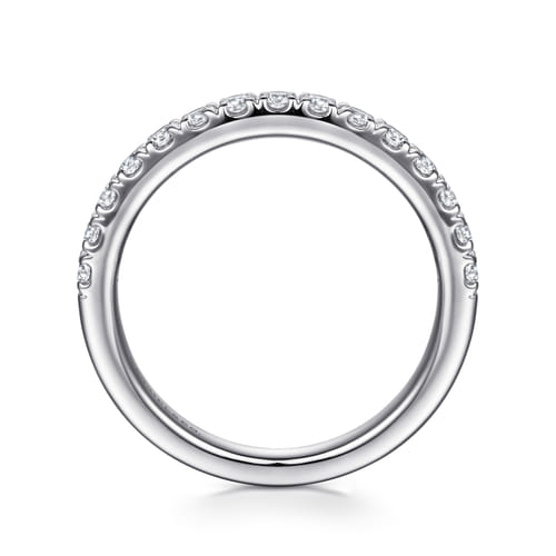 14K White Gold Diamond Matching Wedding Band