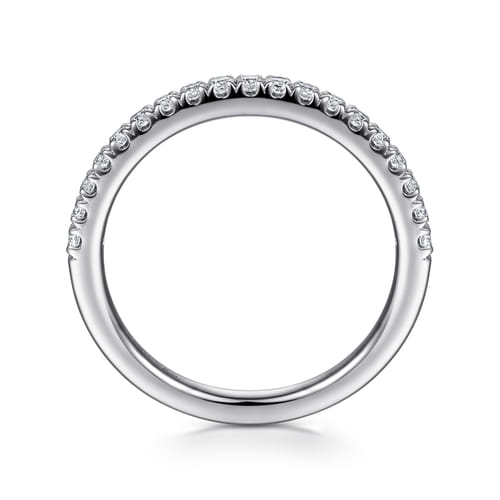 14K White Gold Diamond Matching Wedding Band