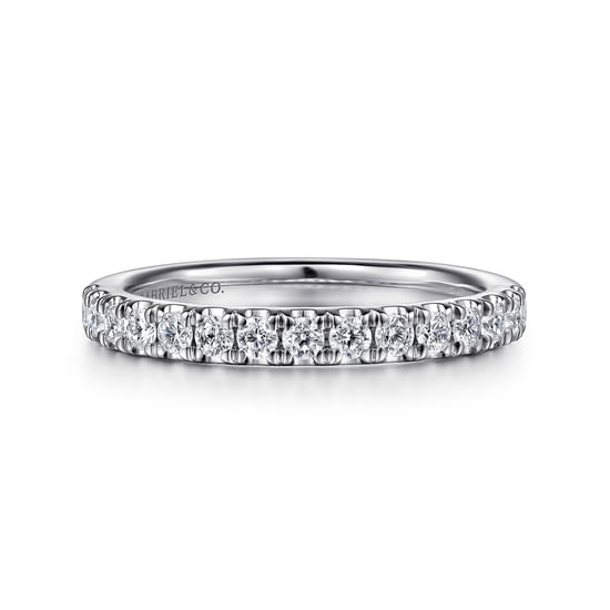 Gabriel - 14K White Gold Diamond Matching Wedding Band