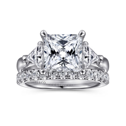 14K White Gold Diamond Matching Wedding Band