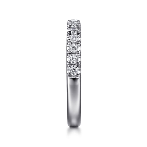 14K White Gold Diamond Matching Wedding Band