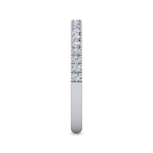 14K White Gold Diamond Matching Wedding Band