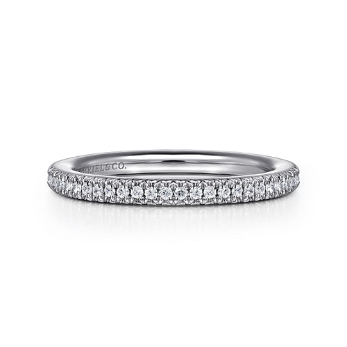 14K White Gold Diamond Matching Wedding Band