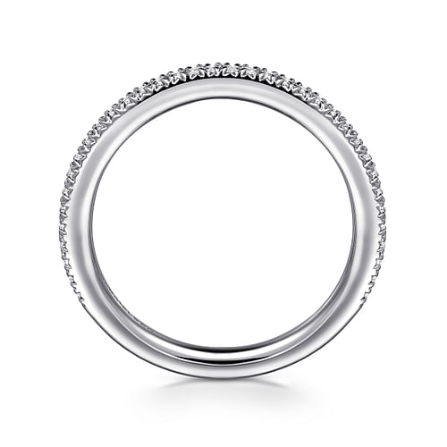 14K White Gold Diamond Matching Wedding Band