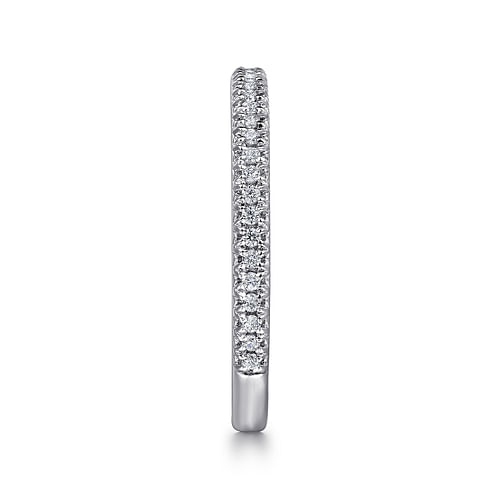14K White Gold Diamond Matching Wedding Band