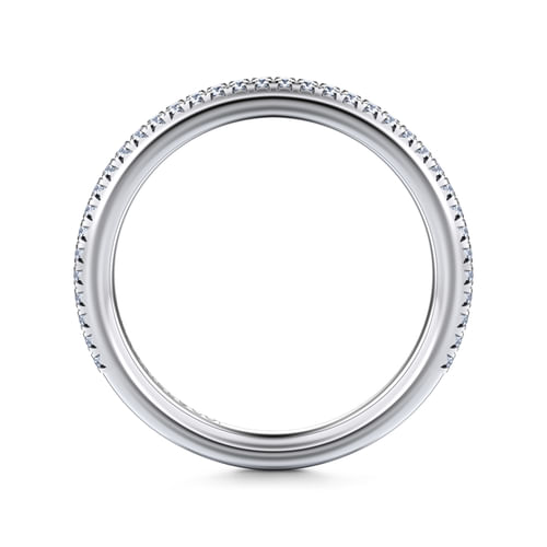 14K White Gold Diamond Matching Wedding Band