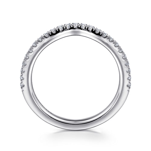 14K White Gold Diamond Matching Wedding Band