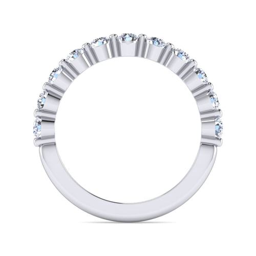 14K White Gold Diamond Matching Wedding Band