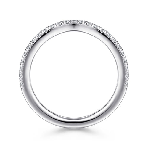 14K White Gold Diamond Matching Wedding Band