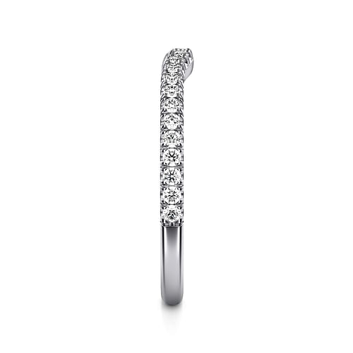 14K White Gold Diamond Matching Wedding Band
